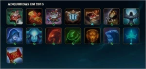ACC MT BOA, COM ICONES E SKINS RARAS - League of Legends LOL