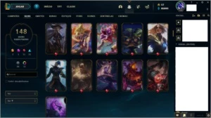 ACC MT BOA, COM ICONES E SKINS RARAS - League of Legends LOL