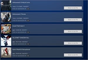 Vendo conta PSN com 5 jogos - Playstation
