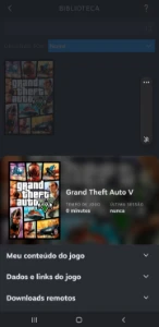 Conta steam tem gta 5