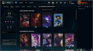 Conta LoL platina 2 (42 skins) - League of Legends