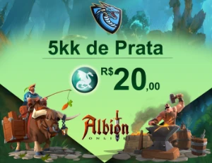 ☑️ Albion Online • 5kk de Prata ☑️