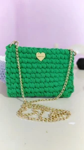 Bolsa Cloud Ana Verde - Artesanato e Personalizados
