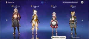 Time Geo Itto + Gorou + Niguang + Noelle - Genshin Impact