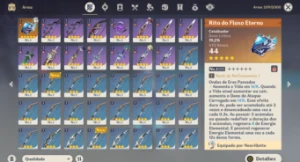 Genshin AR10 Neuvillete + Arma Assinatura + Tighnari - Genshin Impact