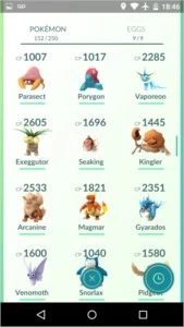 Conta Pokemon Level 32 Raros acima de 1000CP - Pokémon
