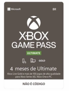 Conta Game Pass Ultimate 4 Meses - Gift Cards