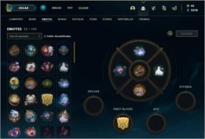 Conta platina 2 com 9 skins e 37 champs - League of Legends LOL