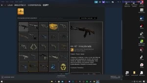 vendo conta steam+conta cs go com prime e skins - Counter Strike
