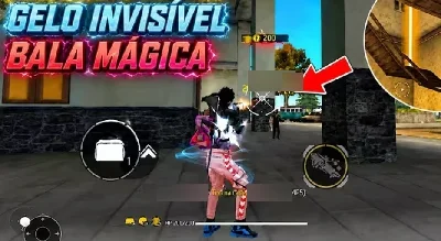 Bala magica com gelo invisivel - Free Fire