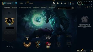 Conta Gold 1 126 campeões 73 skins - League of Legends LOL
