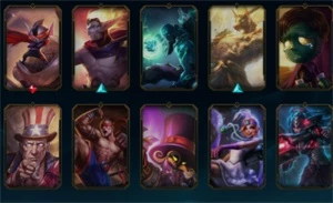 Conta Gold 1 126 campeões 73 skins - League of Legends LOL