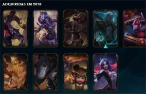Conta Gold 1 126 campeões 73 skins - League of Legends LOL