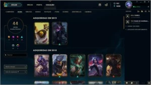 CONTA LOL FALTA MD10 MUITOS CHAMPS E SKINS - League of Legends
