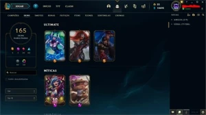 Vendo conta do lol gold 4 + 165 skins - League of Legends