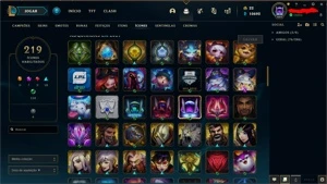 Vendo conta do lol gold 4 + 165 skins - League of Legends