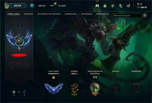 Smurf Diamond 4 Email não verificado - League of Legends LOL