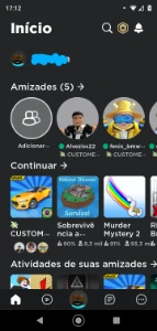 Conta de roblox