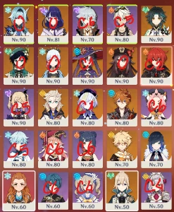 Vendendo conta de genshin (incluso skin Ayaka) - Genshin Impact