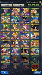 Dragon Ball Legends - UL Gogeta Blue, UL Hit, Gohan Beast, G - Outros