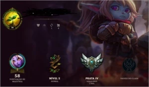 CONTA PRATA 4 - League of Legends LOL