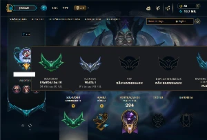 Conta Esmeralda 4 com 100 campeões e 37 skins ( ADC / SUP)