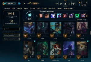 Conta Esmeralda 4 com 100 campeões e 37 skins ( ADC / SUP) - League of Legends LOL
