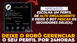 [Exclusivo] Bot para  Seguidores reais Bot Gestor Instagram - Redes Sociais