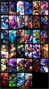 Conta Ouro 78 Heros 33 Skins - League of Legends LOL