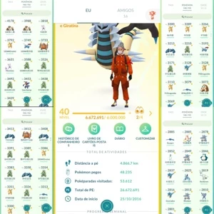 Conta Pokemon Go Nível 40 - Pokémon