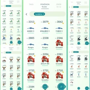 Conta Pokemon Go Nível 40 - Pokémon