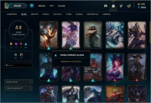 Conta LOL  44 skins Muito Boas - League of Legends
