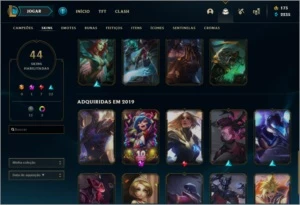 Conta LOL  44 skins Muito Boas - League of Legends