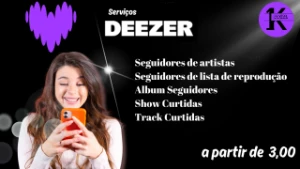 Junte-se à comunidade Deezer e faça parte de uma experiência - Redes Sociais