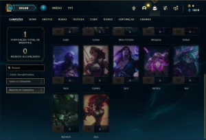 Conta Unranked com 17 Champs - League of Legends LOL