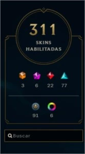 Conta League of Legends 308 SKINS! LOL