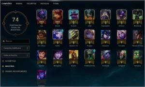 Conta League of Legends - Bronze 4 + 22 Campeões e Skins+ LOL