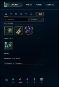 Conta League of Legends - Bronze 4 + 22 Campeões e Skins+ LOL