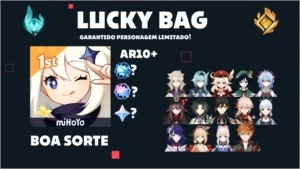 🔥 Lucky Bag 🔥 Genshin Impact AR10 / NA - Você tem sorte?