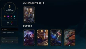 Conta LOL Platina 5 - League of Legends