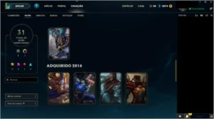 Conta League of Legends - PLATINA 3 - Level 39 LOL