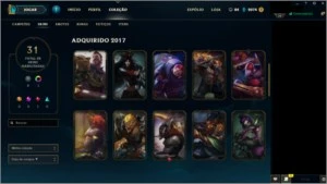 Conta League of Legends - PLATINA 3 - Level 39 LOL