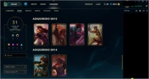 Conta League of Legends - PLATINA 3 - Level 39 LOL