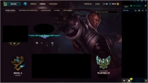 Conta League of Legends - PLATINA 3 - Level 39 LOL