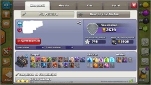 Vila cv 9 Clash full e Vila do Construtor cv 5 e 1700 gemas - Clash of Clans