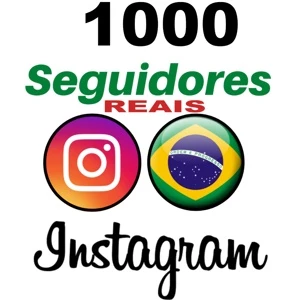 1K SEGUIDORES REAIS BRASILEIROS INSTAGRAM R$18,00 - Redes Sociais