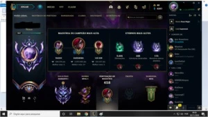 Conta ex Desafiante - League of Legends LOL