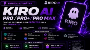 Kiro Pro | Conta Privada | 1.000, 2.000 Ou 5.000 Créditos - Inteligência Artificial