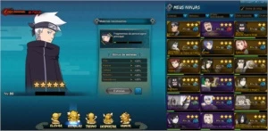 Conta naruto online, LVL 80, 33k FC Ninjas limitados - Outros