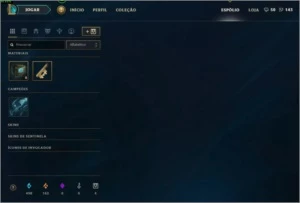 Conta League of Legends LOL